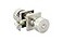 Emtek Round Key in Knob Satin Nickel 5122 Square Rosette