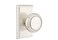 Emtek Privacy Set Rectangular Rosette Norwich Knob Satin Nickel US15