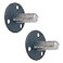 Renovators Supply Manufacturing Dummy Door Knob Spindle 1 in Dummy Door Handle Spindle with Mounting Hardware Pack of 2
