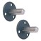 Renovators Supply Manufacturing Dummy Door Knob Spindle 1 in Dummy Door Handle Spindle with Mounting Hardware Pack of 2
