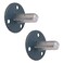 Renovators Supply Manufacturing Dummy Door Knob Spindle 1 in Dummy Door Handle Spindle with Mounting Hardware Pack of 2