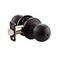 Design House Ball Privacy Door Knob for Bed Bath Doors Matte Black Finish Locking Interior Door Knob Reversible Left or Right Hand Adjustable Latch ANSI Grade 3 779108