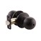 Design House Ball Privacy Door Knob for Bed Bath Doors Matte Black Finish Locking Interior Door Knob Reversible Left or Right Hand Adjustable Latch ANSI Grade 3 779108