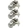 Copper Creek Privacy Interior Door Knob ANSI Grade3 Modern Heavy Duty Handle Easy Install and Reversible for Bedroom Bathroom Closets Satin Stainless 3 Pack