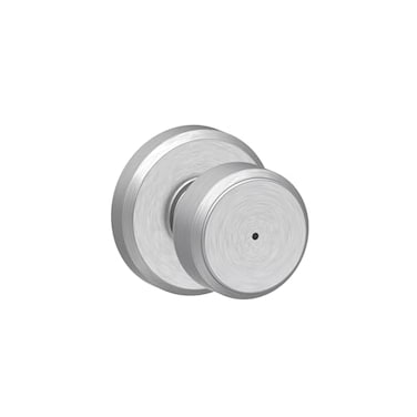 SCHLAGE F40 BWE 626 GSN Greyson Collection Bowery Privacy Lock Knob Satin Chrome