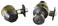 Design House Terrace Entry Door Knob and Single Cylinder Deadbolt Combo Oil Rubbed Bronze 6Way Universal 728733