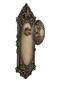 Nostalgic Warehouse Victorian Oval Door Knob With Plate