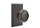 Emtek Privacy Set Rectangular Rosette Norwich Knob Oil Rubbed Bronze US10B