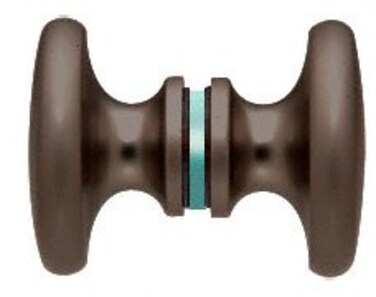 CRL Oil Rub Bronze Traditional Style BacktoBack Shower Door Knobs