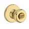 Kwikset 93001922 Tylo Privacy BedBath Knob In Polished Brass