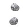 SCHLAGE F51A BWE 626 Bowery Knob Keyed Entry Lock Satin Chrome