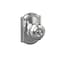 SCHLAGE F10 GEO 625 CAM Camelot Collection Georgian Passage Knob Bright Chrome