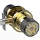 iulock Smart Door Knob with Keypad and KeyKeyless Entry Door Lock with Rubber Grip Auto Lock50 User CodeWaterproof Easy to Install and Program for Bedroom Garage Office Gate Golden