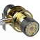 iulock Smart Door Knob with Keypad and KeyKeyless Entry Door Lock with Rubber Grip Auto Lock50 User CodeWaterproof Easy to Install and Program for Bedroom Garage Office Gate Golden