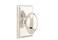 Emtek Full Dummy Set Rectangular Rosette Egg Knob Polished Nickel