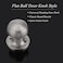 Probrico Dummy Door Knob Brushed Nickel Finish Interior Door Knobs 6 Pack Colonial Ball Inactive Door Knob Hardware One Side Door Knob for Closet
