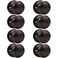 Probrico Flat Ball Single Dummy Door Knob Half Dummy Door Handle Interior Door Knobs Oil Rubbed Bronze 8 Pack