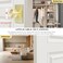 HIEMEY 4 Pack Brushed Gold Dummy Door Knob Interior for Closet and Bifold Satin Brass Dummy Door Knobs
