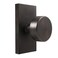HIEMEY Oil Rubbed Bronze Door Knobs Passage Door Knobs Door Handles for Hall and Closet Keyless Rectangle Oil Rubbed Bronze