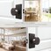 HIEMEY Oil Rubbed Bronze Door Knobs Passage Door Knobs Door Handles for Hall and Closet Keyless Rectangle Oil Rubbed Bronze
