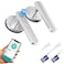 Gavdhe Fingerprint Door Lock Smart Door Knob with Keyless Entry Biometric Lock with Keypad App Control Easy Installation for Home Bedroom Office Silver