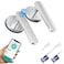 Gavdhe Fingerprint Door Lock Smart Door Knob with Keyless Entry Biometric Lock with Keypad App Control Easy Installation for Home Bedroom Office Silver