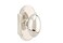 Emtek Privacy Set Style 8 Rosette Egg Knob Polished Nickel US14