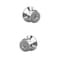 SCHLAGE F51A BWE 625 Bowery Knob Keyed Entry Lock Bright Chrome