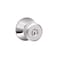 SCHLAGE F51A BWE 625 Bowery Knob Keyed Entry Lock Bright Chrome