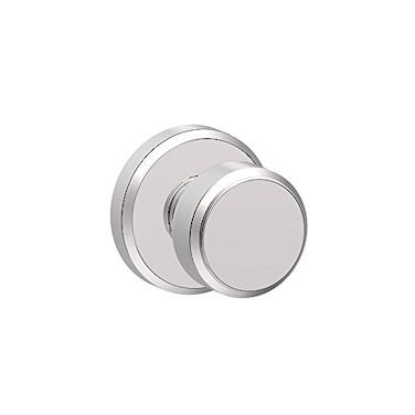 SCHLAGE Bowery Knob with Greyson Trim NonTurning Lock Bright Chrome F170 BWE 625 GSN