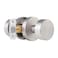 naubea Satin Nickel Passage Door Knob Brushed Nickel Interior Door Knobs for Closet and Hallway Doors Round Modern NonLocking Door Handles