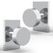 Mega Handles Laura Dummy Door Knob 2 Pack Heavy Duty Dummy Door Knobs NonTurning Silver Door Knobs for French Doors Closet Single Side Fits All Standard Doors Polished Chrome