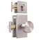 HIEMEY Brushed Nickel Front Door Lock Set Satin Nickel Entry Door Knobs with Deadbolt Set Exterior Door Knob Door Handles with Key