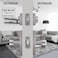 HIEMEY Brushed Nickel Front Door Lock Set Satin Nickel Entry Door Knobs with Deadbolt Set Exterior Door Knob Door Handles with Key