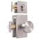 HIEMEY Brushed Nickel Front Door Lock Set Satin Nickel Entry Door Knobs with Deadbolt Set Exterior Door Knob Door Handles with Key