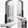 Elemake Left Handed Keyless Door Lock Mechanical Keypad Door Lock with Handle Heavy Duty Door Lever Lock Combination Security Digital Code Stainless Steel 304 Not Deadbolt