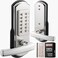Elemake Left Handed Keyless Door Lock Mechanical Keypad Door Lock with Handle Heavy Duty Door Lever Lock Combination Security Digital Code Stainless Steel 304 Not Deadbolt
