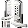 Elemake Keypad Door Lock Keyless Entry Door Lock Mechanical Lock with Keypad Combination Code Locks with Handle Right Handed Door Lever Stainless Steel 304 NOT a Deadbolt