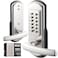 Elemake Keypad Door Lock Keyless Entry Door Lock Mechanical Lock with Keypad Combination Code Locks with Handle Right Handed Door Lever Stainless Steel 304 NOT a Deadbolt