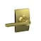 SCHLAGE F51A LAT 608 CEN Latitude Lever with Century Trim Keyed Entry Lock Satin Brass