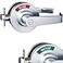 VACANTSPACE Vacant or inUse Bathroom Indicator Privacy Handle Lock with Extra Large Window Commercial ANSI Grade 2 for All Women Men Restrooms Stainless Steel