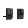 Schlage Touch Century Electronic Lock with Lever Handle Touchscreen Keypad Keyless Front Door Entry Aged Bronze FE695 CEN 716 LAT
