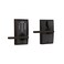 Schlage Touch Century Electronic Lock with Lever Handle Touchscreen Keypad Keyless Front Door Entry Aged Bronze FE695 CEN 716 LAT