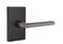 Emtek Privacy Set Modern Rectangular Rosette Helios Lever Oil Rubbed Bronze RH