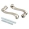 PRIME-LINE PrimeLine E 2663 French Colonial Door Levers Heavy Weighted Casting Design Satin Nickel 1 Set