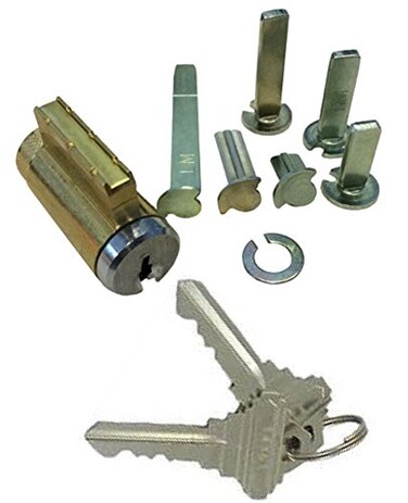 Pacific Doorware IC Core Cylinder Pinned with Control Key Universal Commercial