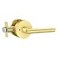 Haidms 1 Pack Gold Door Handles Brushed Gold Interior Door Lever BathroomBedroom Privacy Door Handle Heavy Duty Modern Style