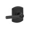 SCHLAGE F40 BRW 622 GRW Greenwich Collection Broadway Privacy Lock Lever Matte Black