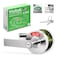 VIZILOK Privacy Indicator Lock with Keys C3FE Satin Chrome Large InUse or Vacant Indicator Durable ANSI GRADE 2 Comp Perfect for Public Restrooms