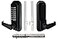 JOUNJIP SingleSided Keyless Entry Door Lock Bump Key Proof Mechanical Door Lock with Lever Handle Square Spindle Easier Install Matte Black Outdoor Gate Lock with Keypad and Passage Mode